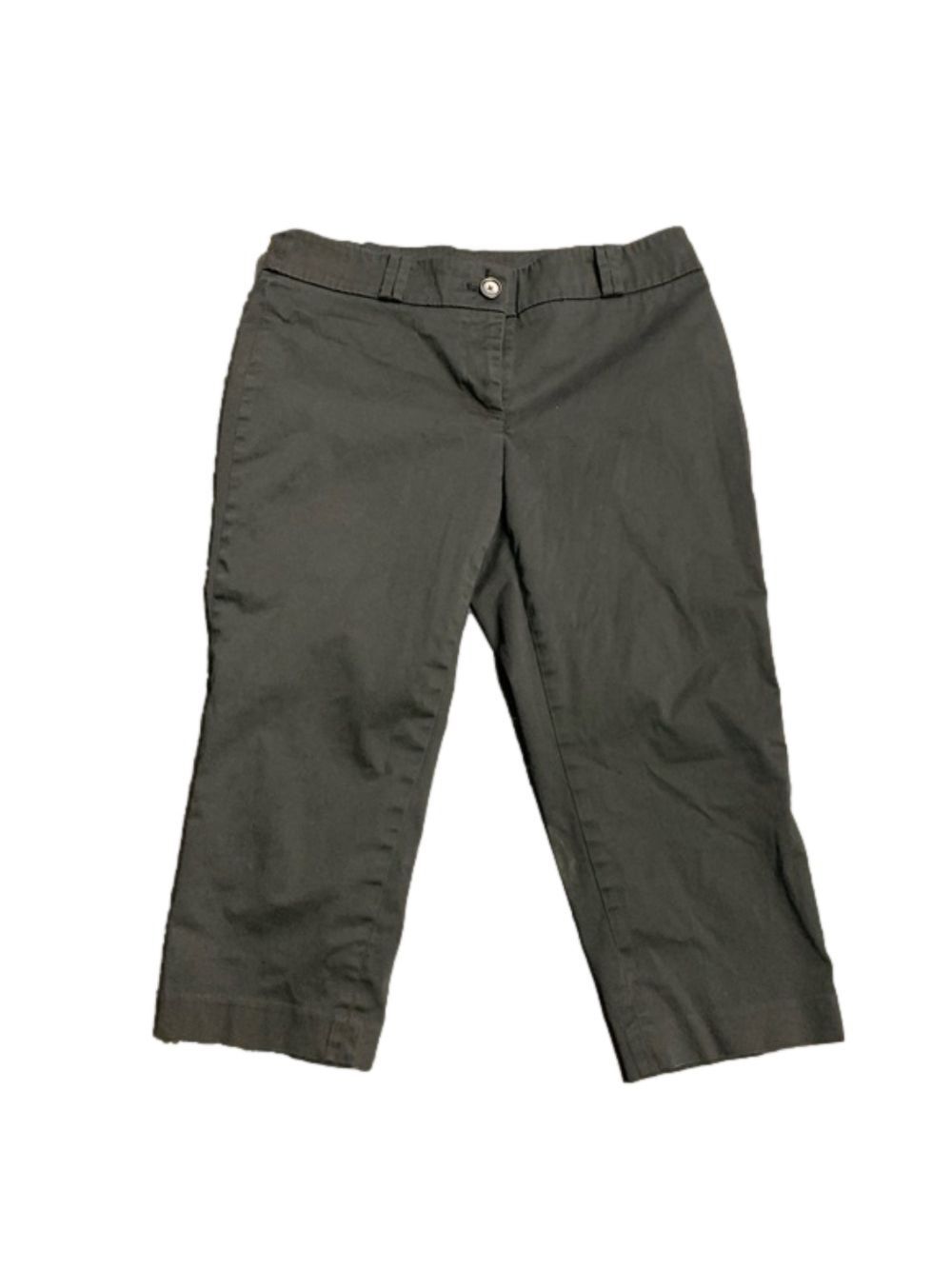 Loft Black Crop Julie Pants